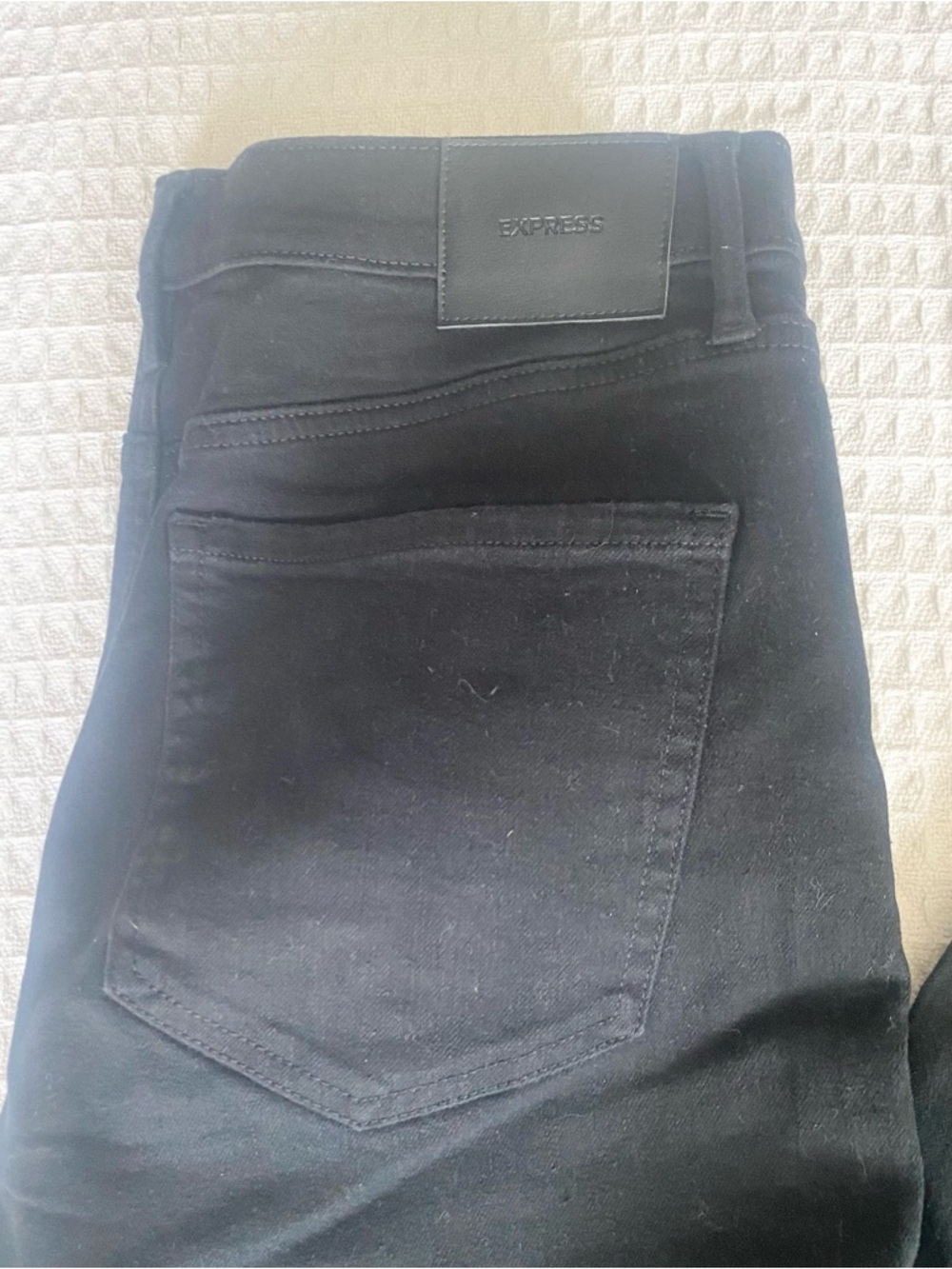 Express Black Skyscrapee Flare Jeans size 12L - Picture 2 of 9